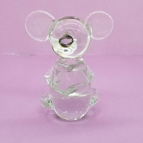 Blown Art Glass Koala Bear Paperweight Mouse BALOS - Picture 3 of 11